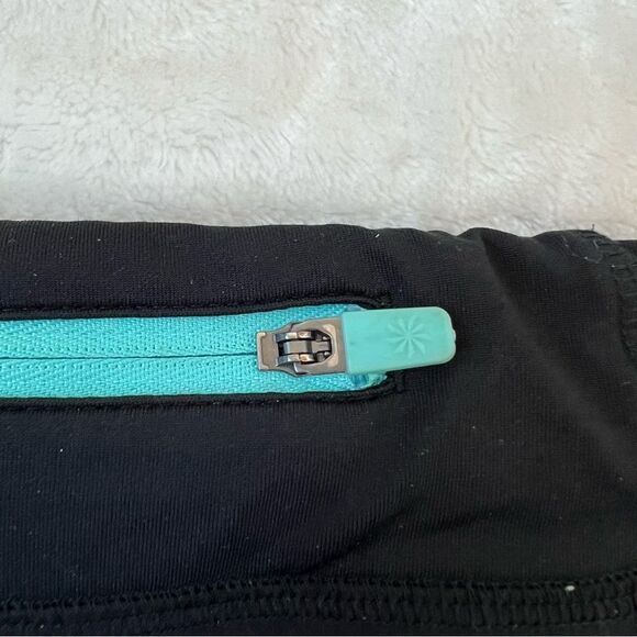 Athleta girl black shorts size small 7 athletic gym workout cheer practice - Picture 3 of 5